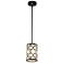Arabella Mini Pendant in Black