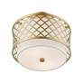 6_Arabesque 12" Wide Soft Gold Ceiling Light more views