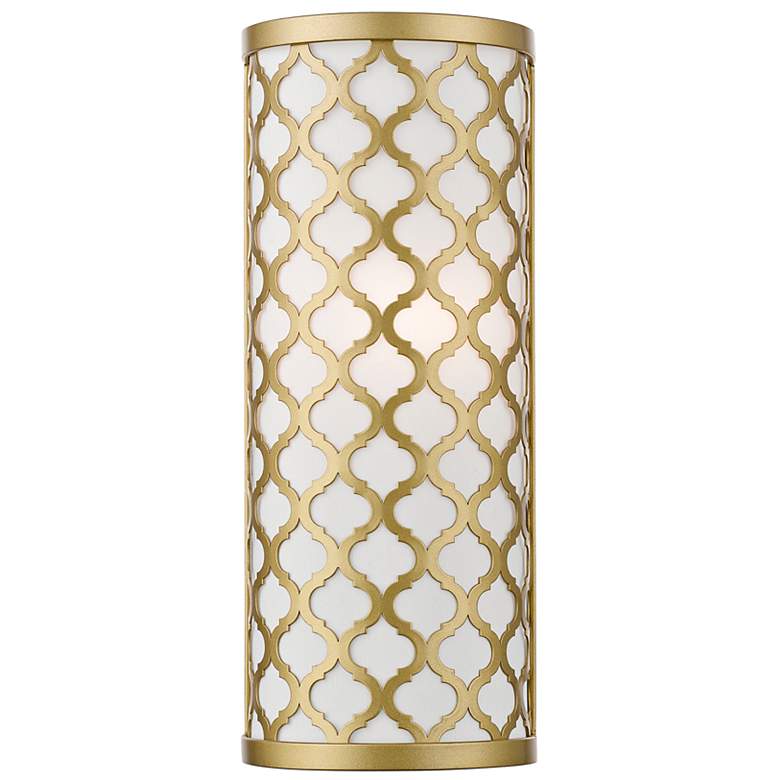 Image 2 Arabesque 13" High Soft Gold ADA Wall Sconce
