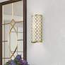 1_Arabesque 13" High Soft Gold ADA Wall Sconce