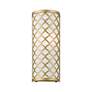 3_Arabesque 13" High Soft Gold ADA Wall Sconce more views