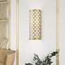 Arabesque 13" High Soft Gold ADA Wall Sconce
