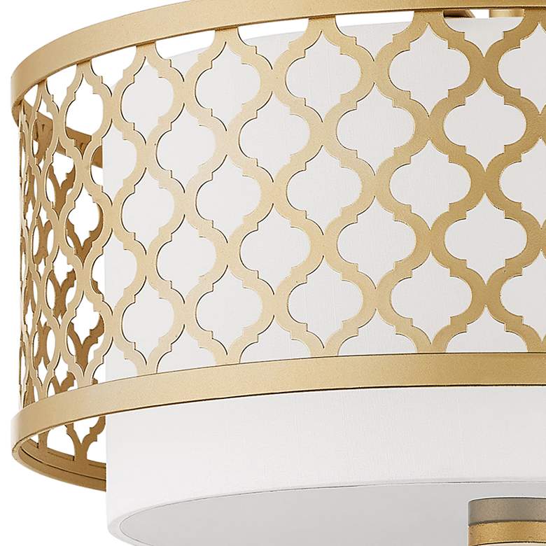 Image 3 Arabesque 15 1/4" Wide Soft Gold Ceiling Light more views