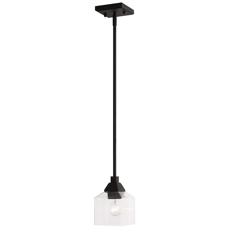 Image 2 Aragon 1 Light Black Mini Pendant