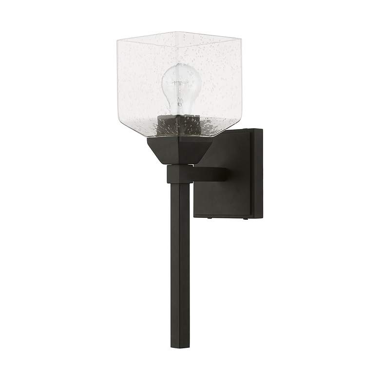 Image 3 Aragon 1 Light Black Wall Sconce more views