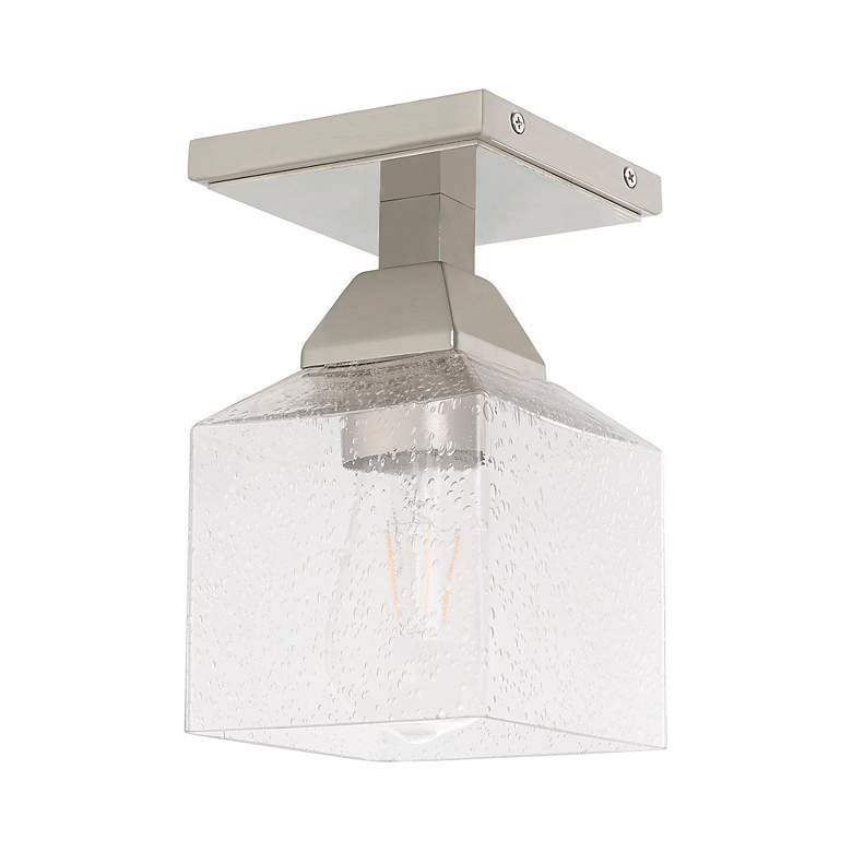 Image 2 Aragon 1 Light Brushed Nickel Ceiling Mount more views