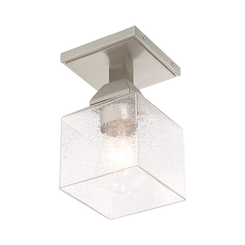 Image 4 Aragon 1 Light Brushed Nickel Ceiling Mount more views