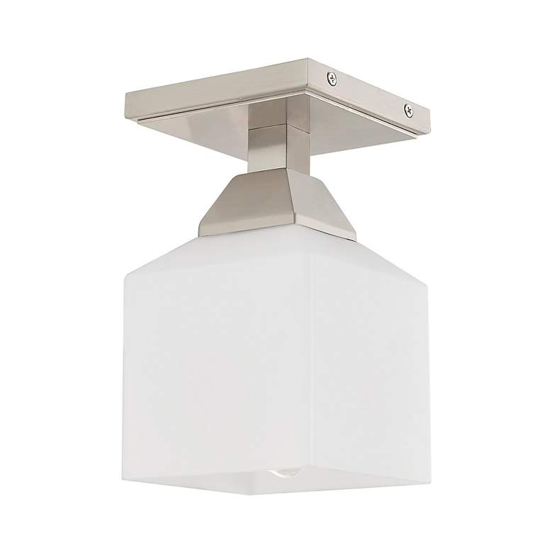 Image 5 Aragon 1 Light Brushed Nickel Ceiling Mount more views
