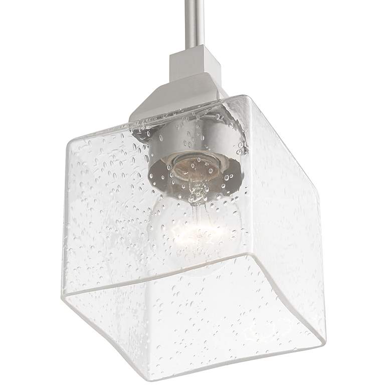 Image 7 Aragon 1 Light Brushed Nickel Mini Pendant more views
