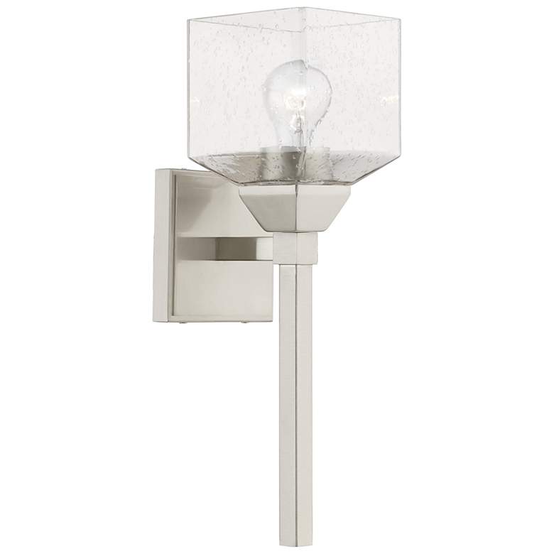 Image 1 Aragon 1 Light Brushed Nickel Sconce