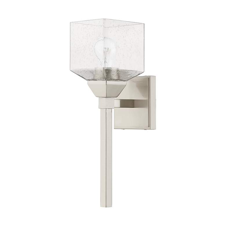 Image 3 Aragon 1 Light Brushed Nickel Sconce more views