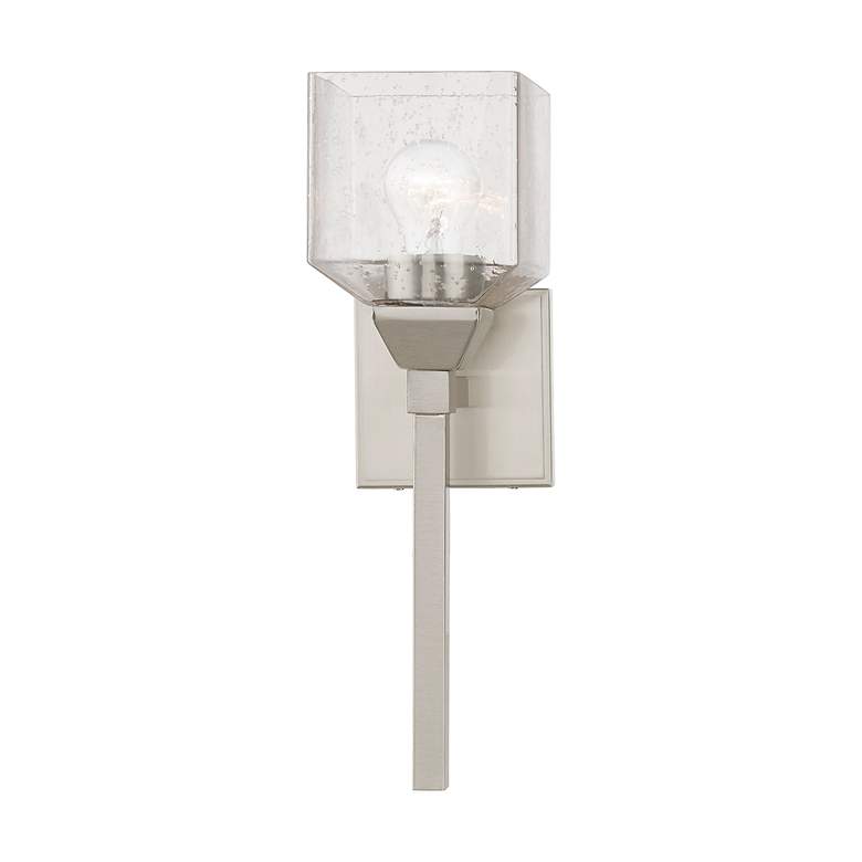 Image 4 Aragon 1 Light Brushed Nickel Sconce more views