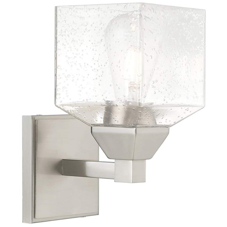 Image 1 Aragon 1 Light Brushed Nickel Wall Sconce
