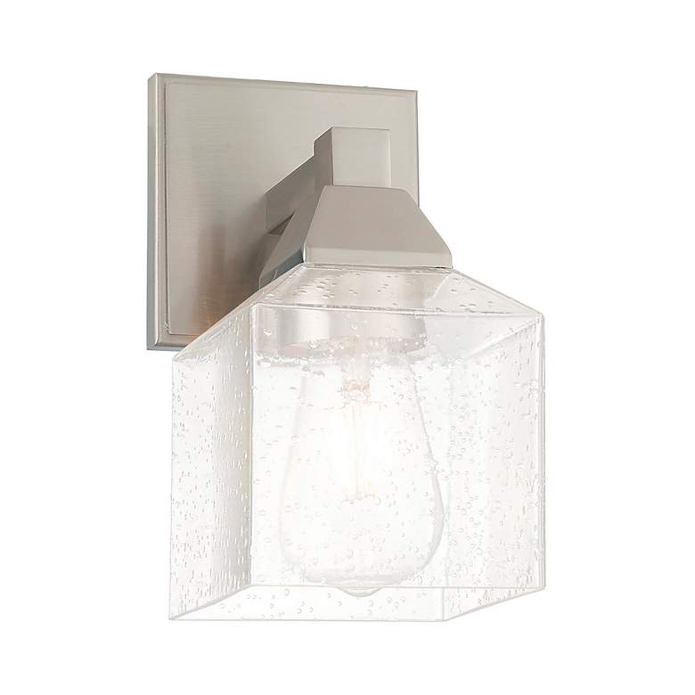 Image 3 Aragon 1 Light Brushed Nickel Wall Sconce more views