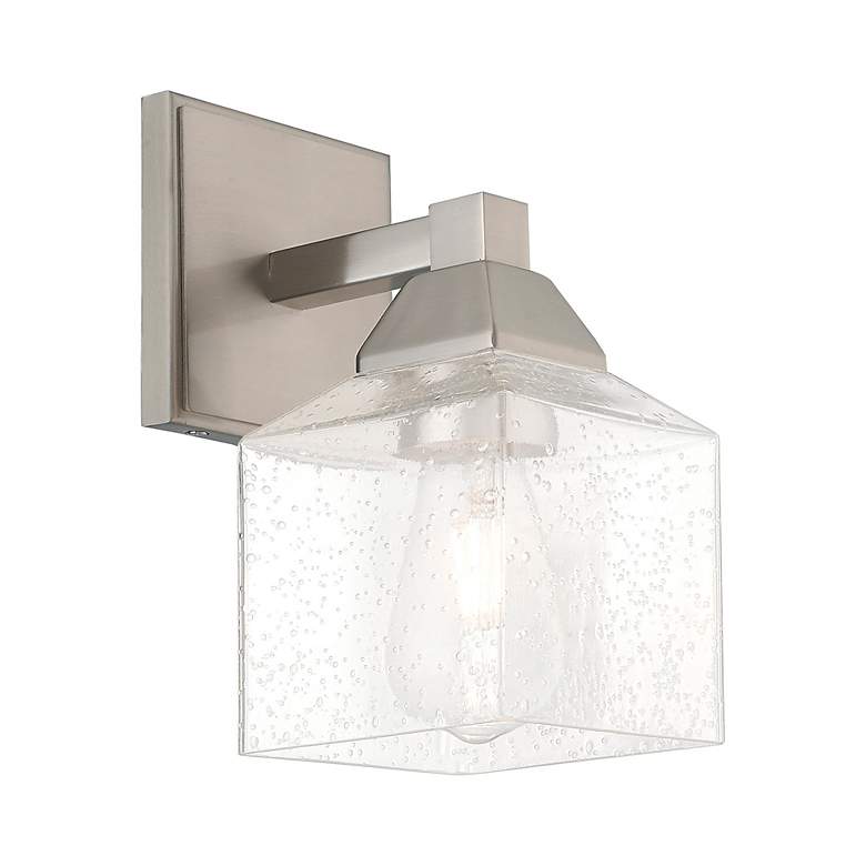 Image 5 Aragon 1 Light Brushed Nickel Wall Sconce more views