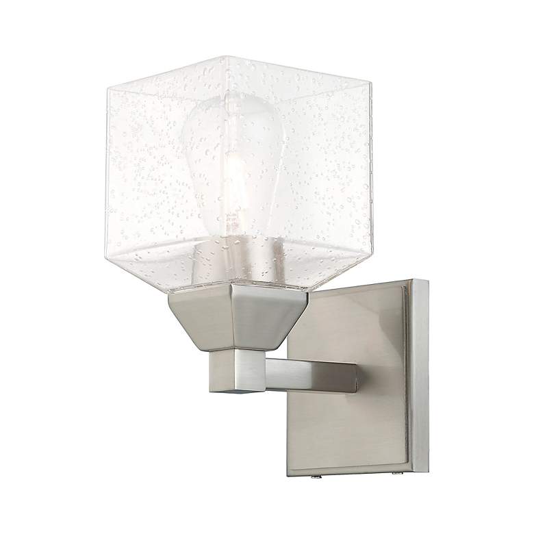 Image 6 Aragon 1 Light Brushed Nickel Wall Sconce more views