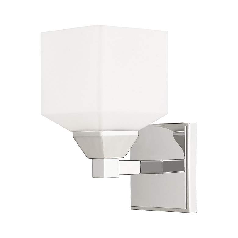 Image 3 Aragon 1 Light Brushed Nickel Wall Sconce more views