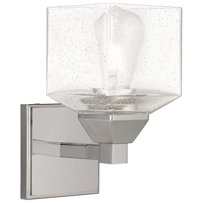 Image 1 Aragon 1 Light Polished Chrome Wall Sconce