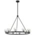 Aragon 10 Light Matte Black Chandelier