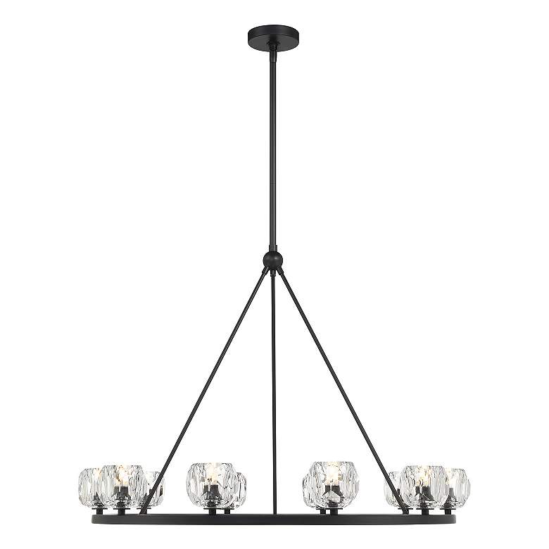Image 3 Aragon 10 Light Matte Black Chandelier more views
