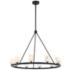 Aragon 10 Light Matte Black Chandelier