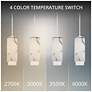 4_Aragon 12.5"H x 4.5"W 1-Light Mini-Pendant in White more views