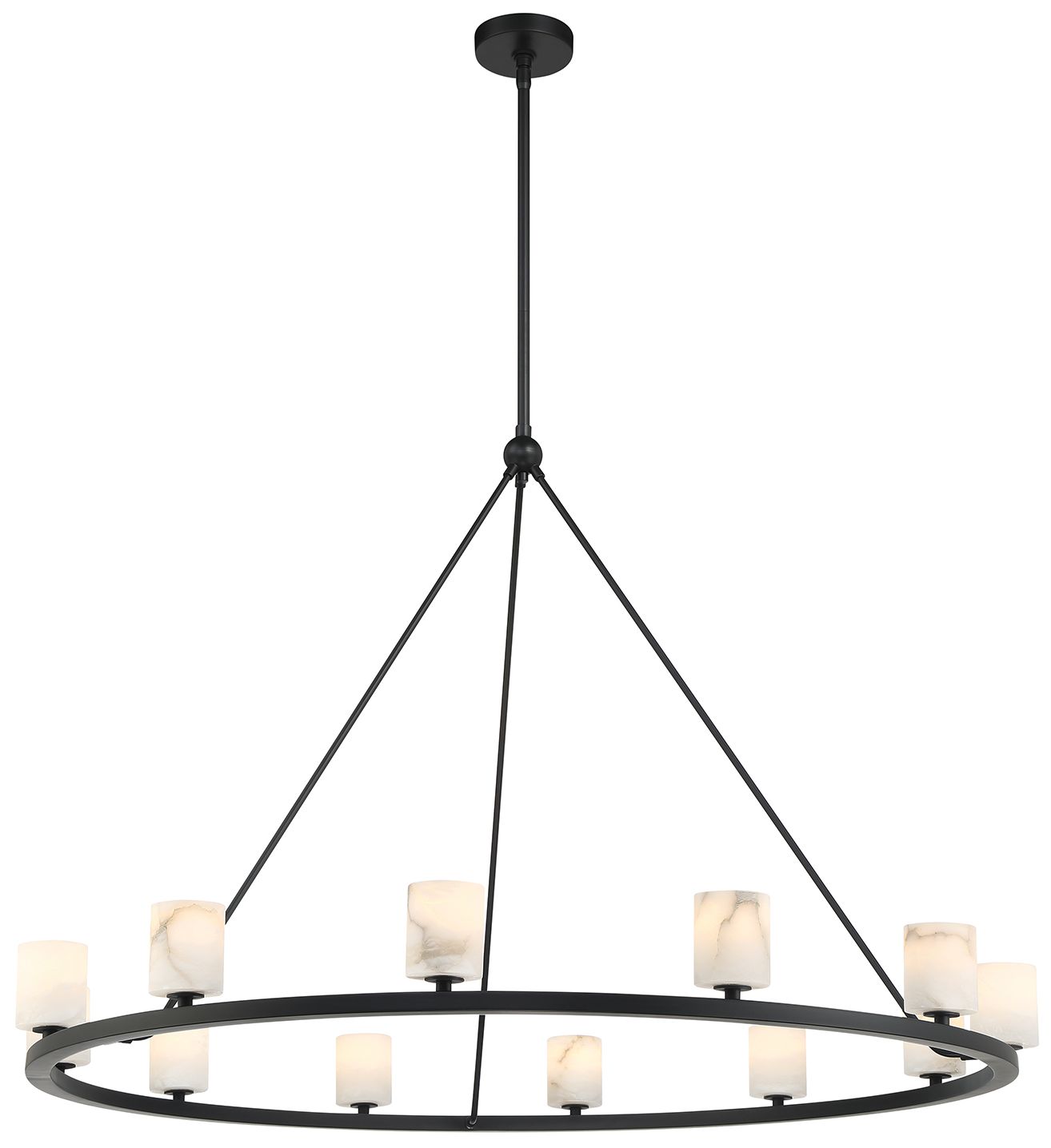 Thumbnail2 of Aragon 12 Light Matte Black Chandelier