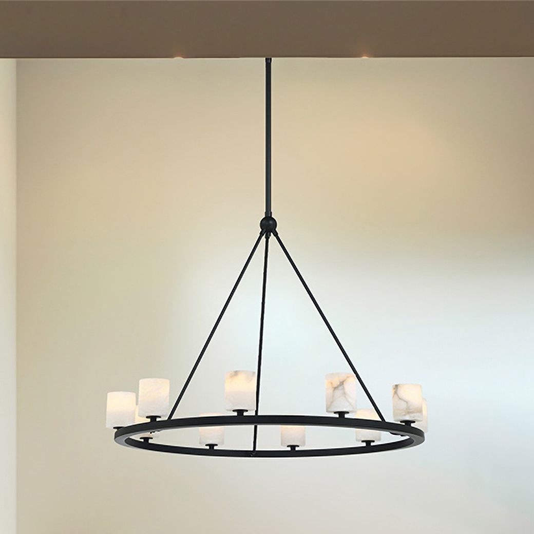 Thumbnail1 of Aragon 12 Light Matte Black Chandelier