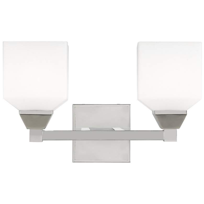 Image 1 Aragon 2 Light Polished Chrome Bath Vanity