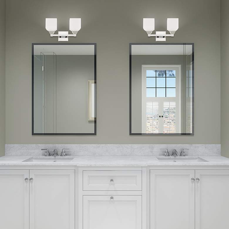 Image 7 Aragon 2 Light Polished Chrome Bath Vanity more views