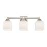 5_Aragon 23" Wide Brushed Nickel 3-Light Bath Light more views