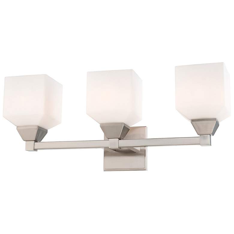 Image 6 Aragon 23" Wide Brushed Nickel 3-Light Bath Light more views