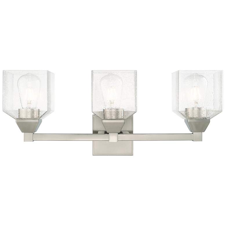 Image 1 Aragon 3 Light Brushed Nickel Bath Vanity