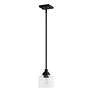 3_Aragon 4 3/4" Wide Black Mini Pendant w/ Clear Glass more views