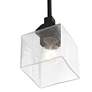 7_Aragon 4 3/4" Wide Black Mini Pendant w/ Clear Glass more views