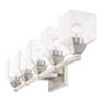 Aragon 42" Wide Brushed Nickel 5-Light Bath Light in scene