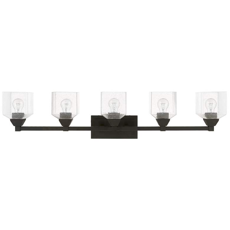 Image 2 Aragon 5 Light Black Vanity Sconce