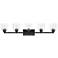 Aragon 5 Light Black Vanity Sconce