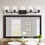 1_Aragon 5 Light Black Vanity Sconce