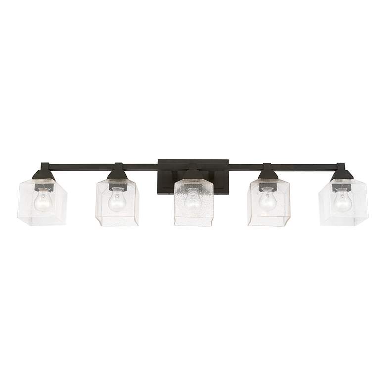 Image 3 Aragon 5 Light Black Vanity Sconce more views