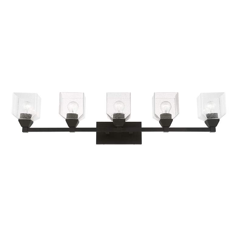Image 4 Aragon 5 Light Black Vanity Sconce more views