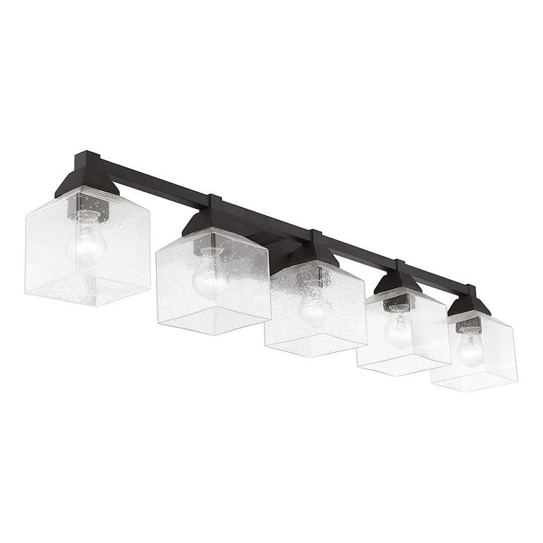 Image 5 Aragon 5 Light Black Vanity Sconce more views