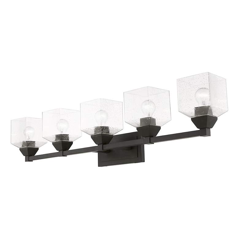 Image 6 Aragon 5 Light Black Vanity Sconce more views