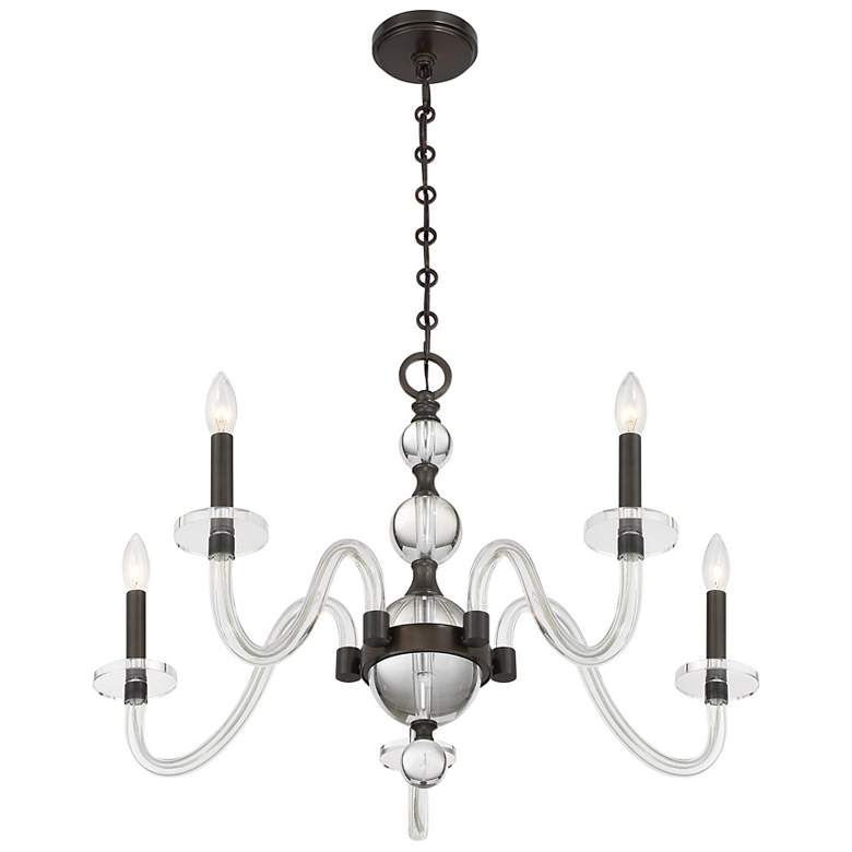 Image 4 Aragon 5-Light Chandelier in Mediterranean Bronze more views
