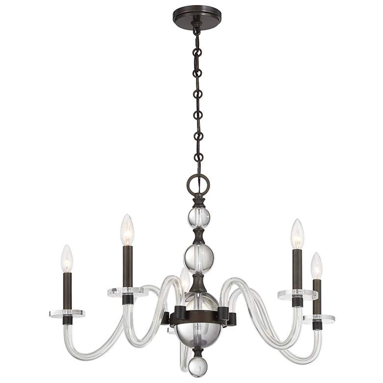 Image 5 Aragon 5-Light Chandelier in Mediterranean Bronze more views