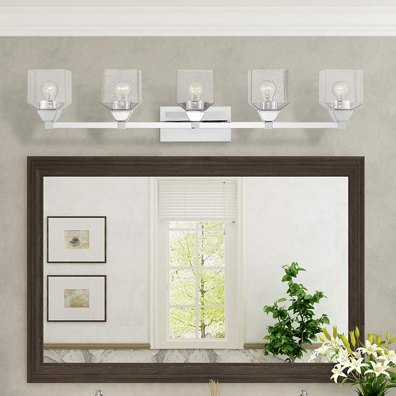 Image 1 Aragon 5 Light Polished Chrome Vanity Light