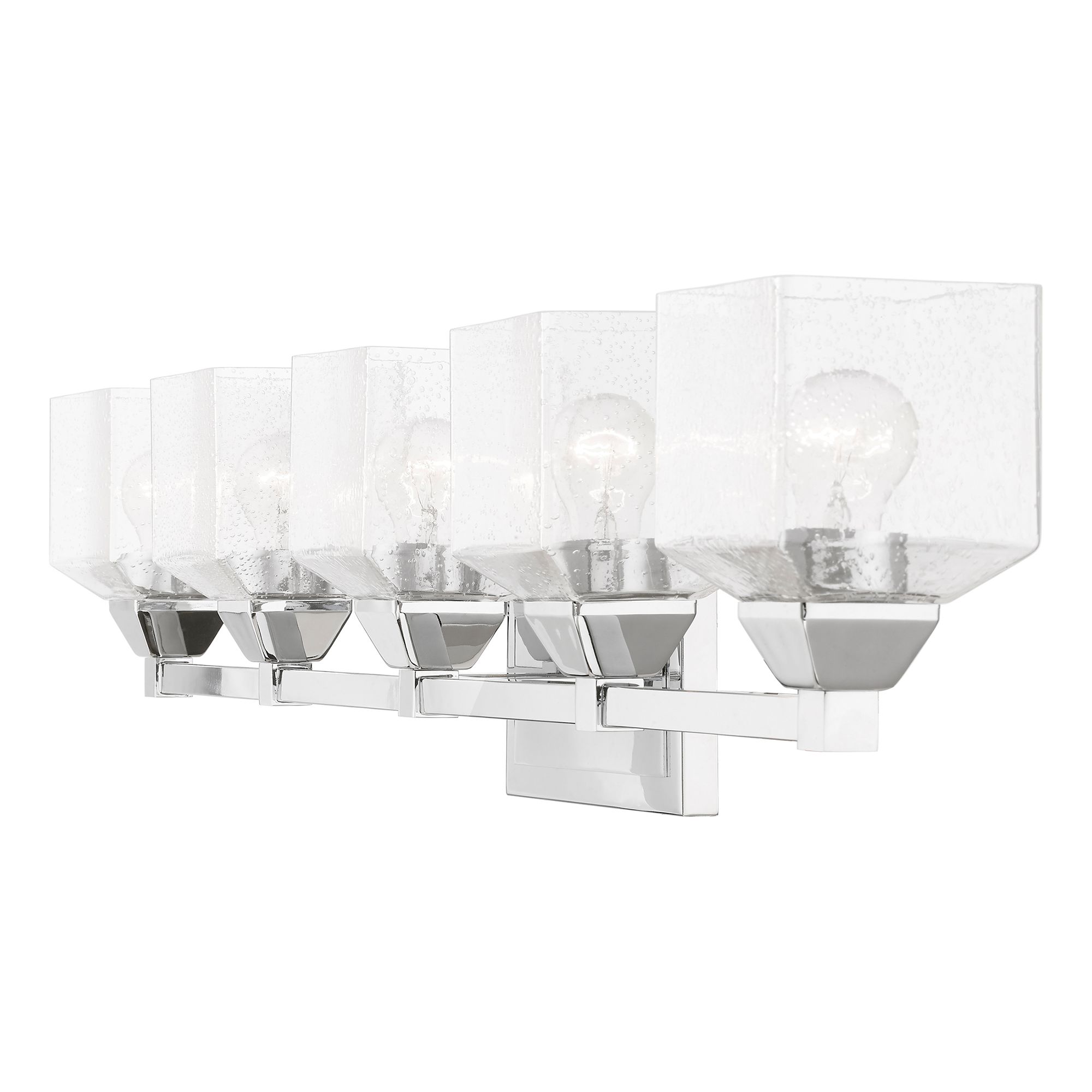 Aragon 5 Light Polished Chrome Vanity Light