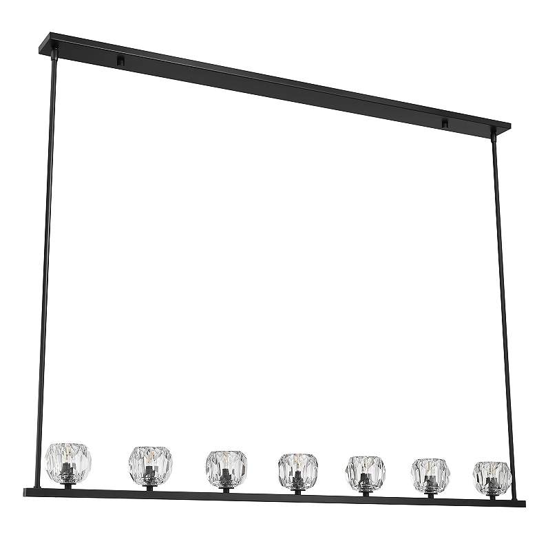 Image 3 Aragon 7 Light Matte Black Chandelier more views