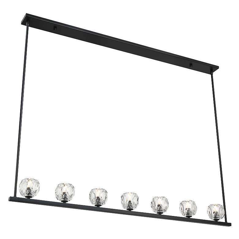 Image 5 Aragon 7 Light Matte Black Chandelier more views