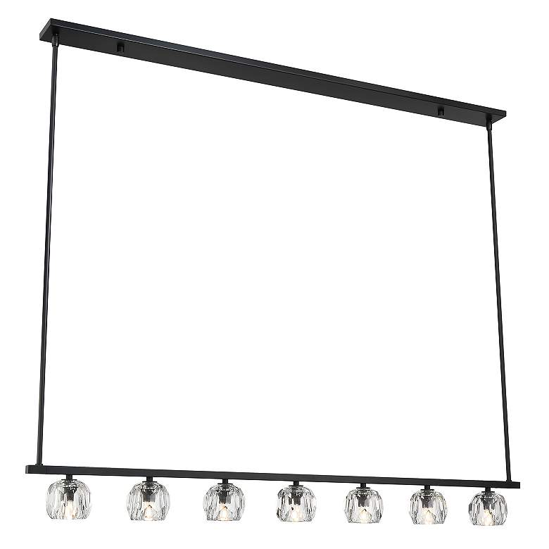 Image 6 Aragon 7 Light Matte Black Chandelier more views